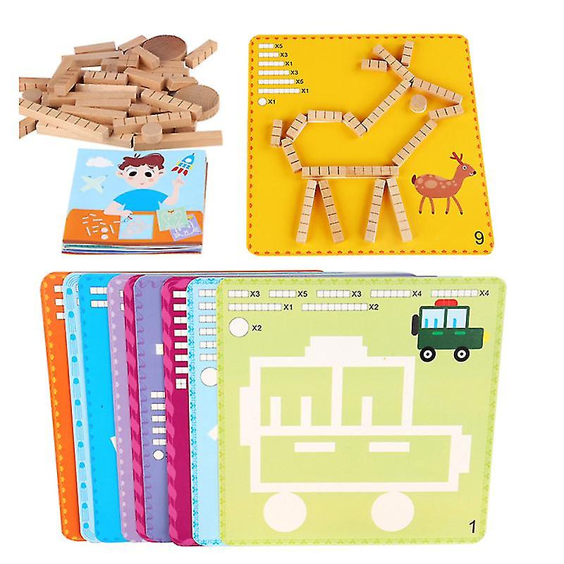 1pcs Wooden Jigsaw Toy