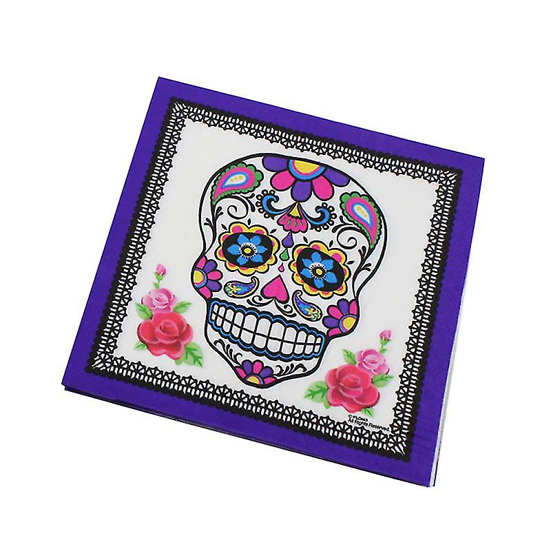 20pcs Skull Napkins