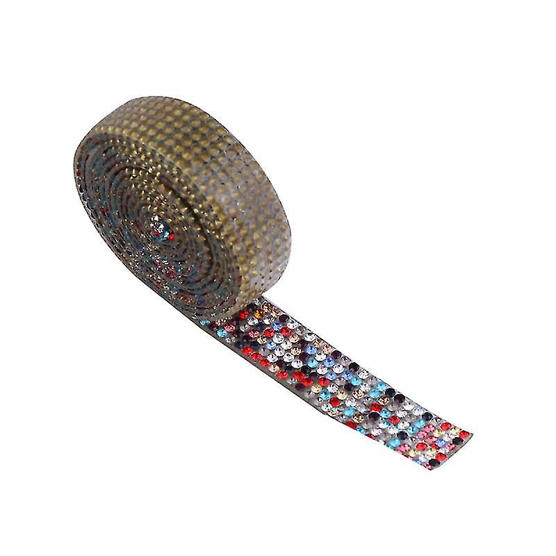 1pcs Diamond Rhinestone Mesh Ribbon