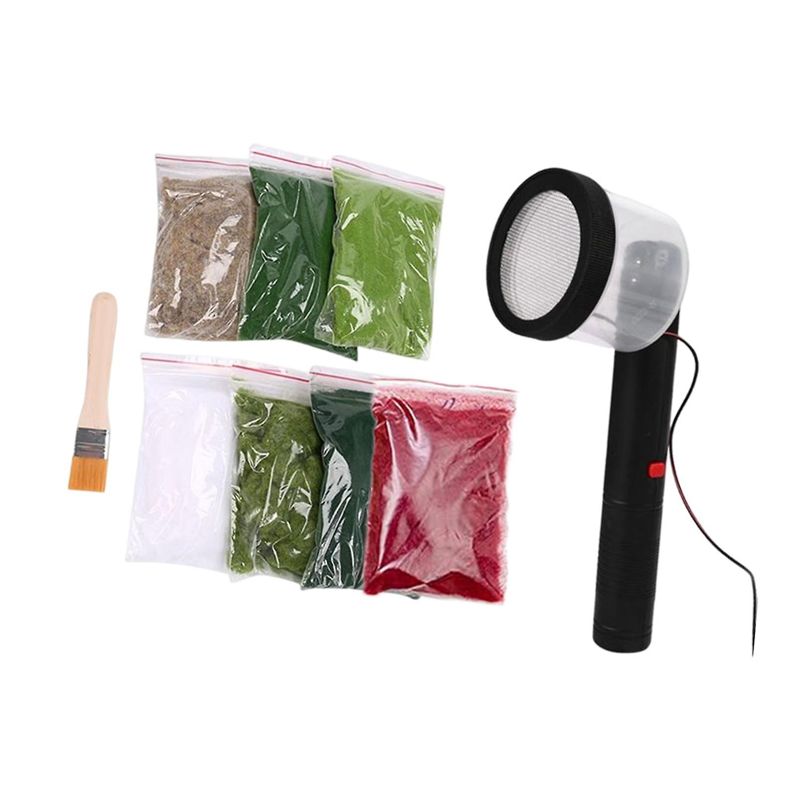 Static Grass Applicator for Architectural Model Velvet Dashboard Micro Model