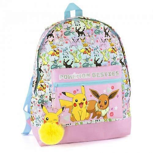 Pokemon Girls Besties Glitter Pikachu Backpack
