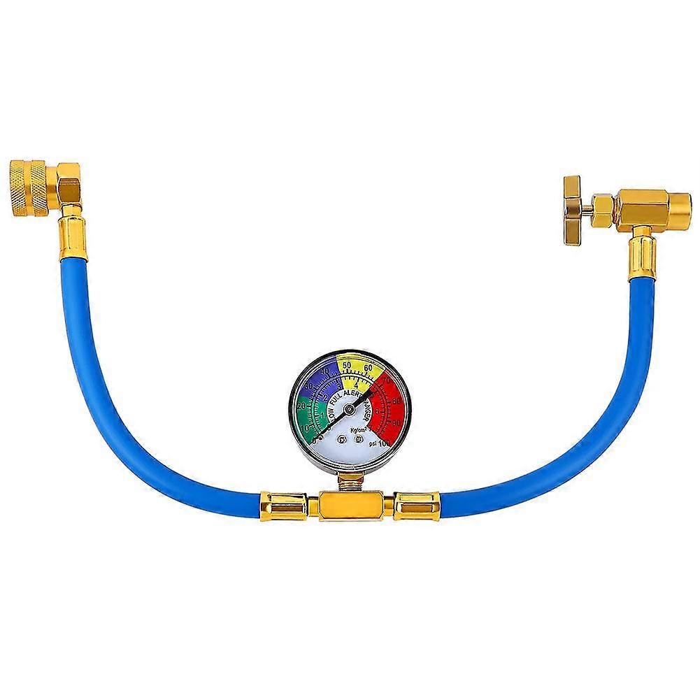 Refrigerant Filling Fluorine Tube W/ 1/2 ACME Valve Bottle Multiuse W3K1 G