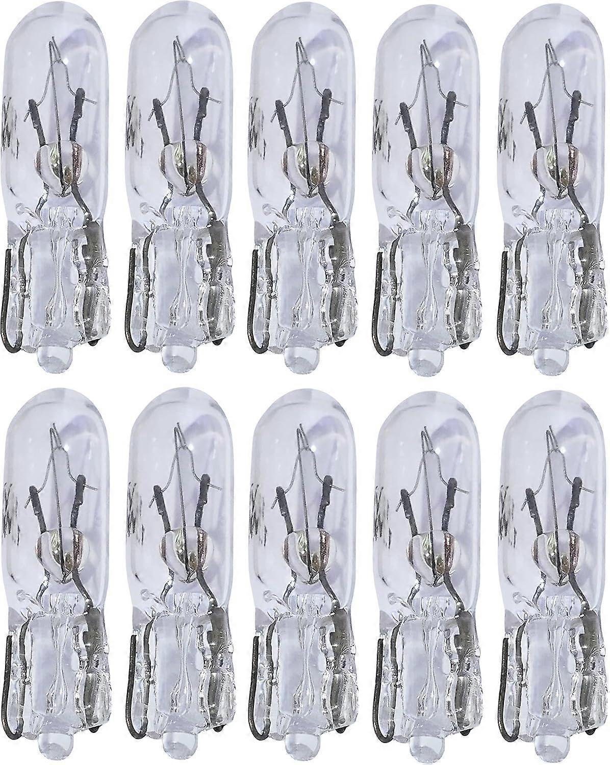 Lot de 10 ampoules T5 12V 1.2W pour tableau de bord