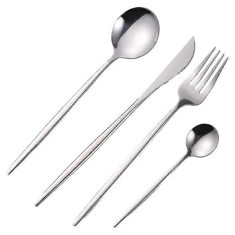4pcs Kitchen Tableware, Spoons Fork set Kitchen Tableware