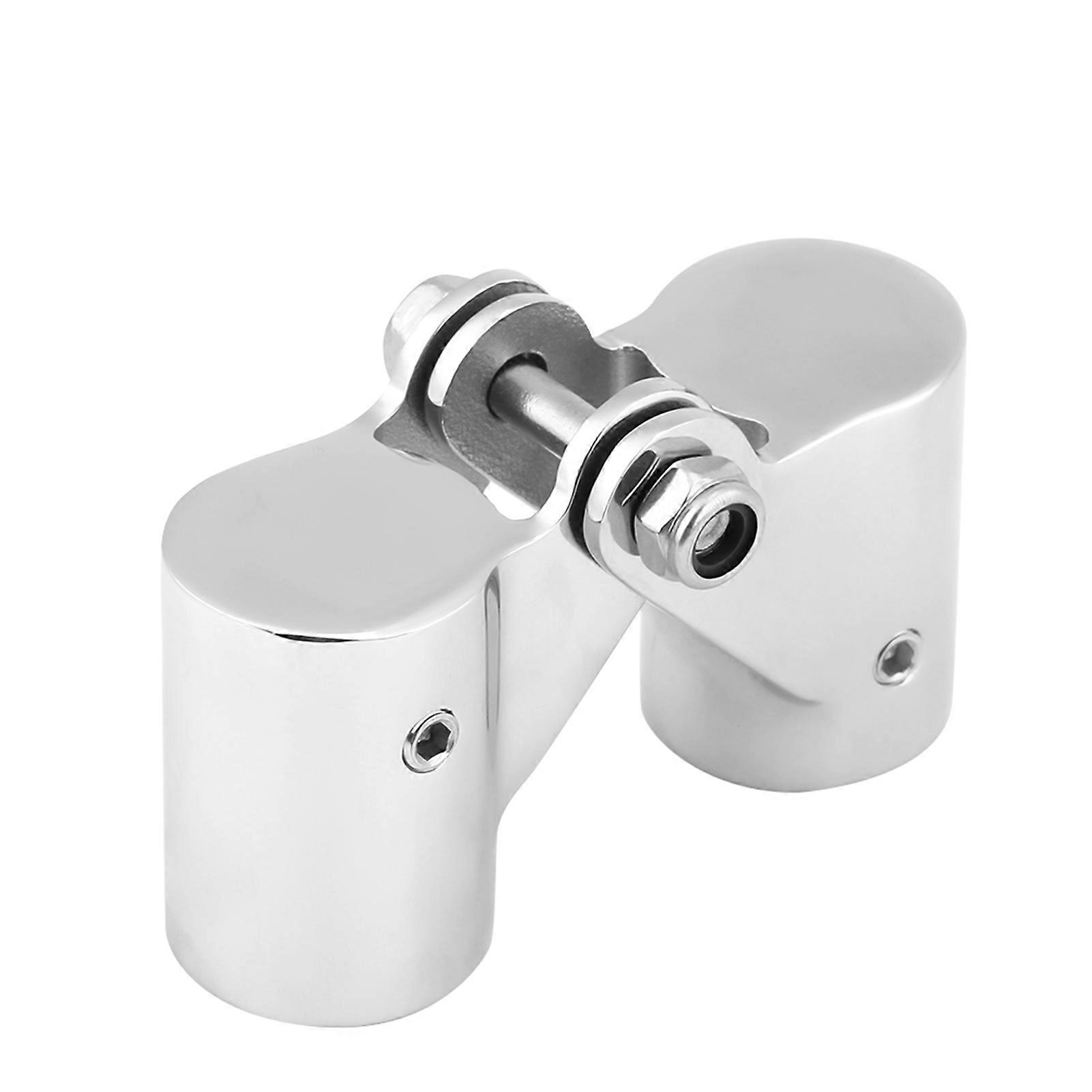 Stainless Steel Folding Swivel Connector Boat Rail Tube Pipe Fittings for Marine Yacht(25MM) NO.19317