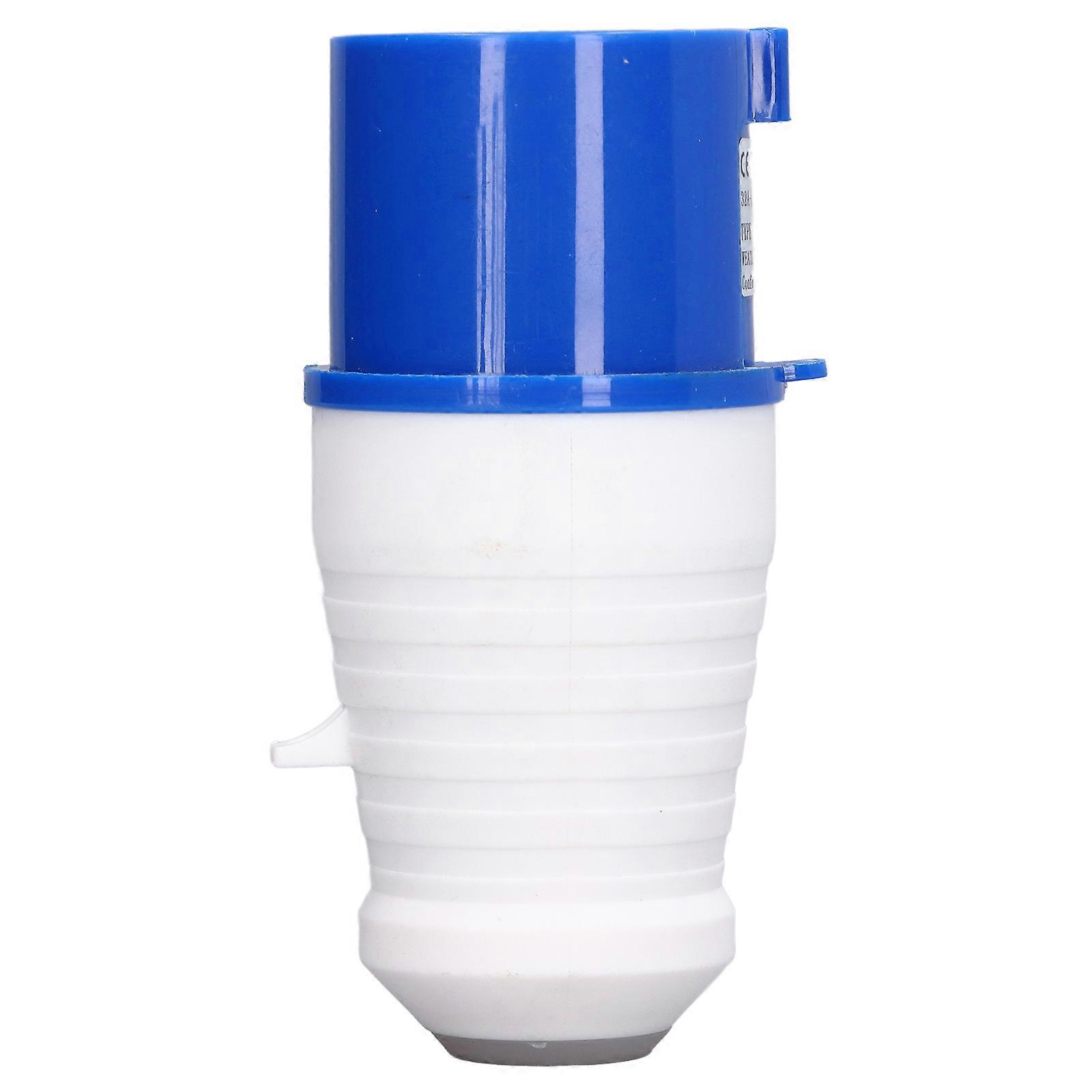 Industrial Plug Socket 3 Pin IP44 Waterproof Connector 32A CEE 220?250V Blue
