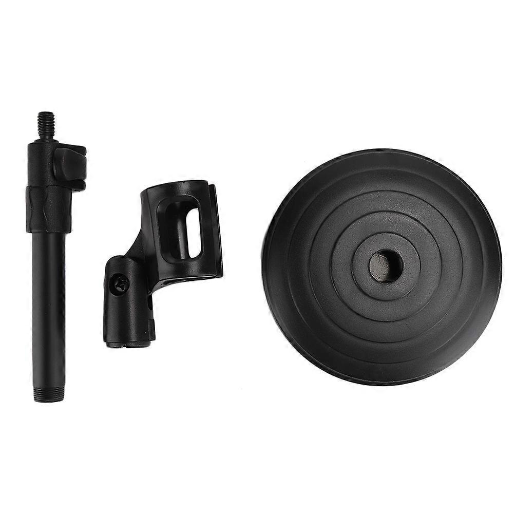 PC-02 Iron Base Adjustable Angle Waterproof and Wear Resistant Table Top Microphone Stand