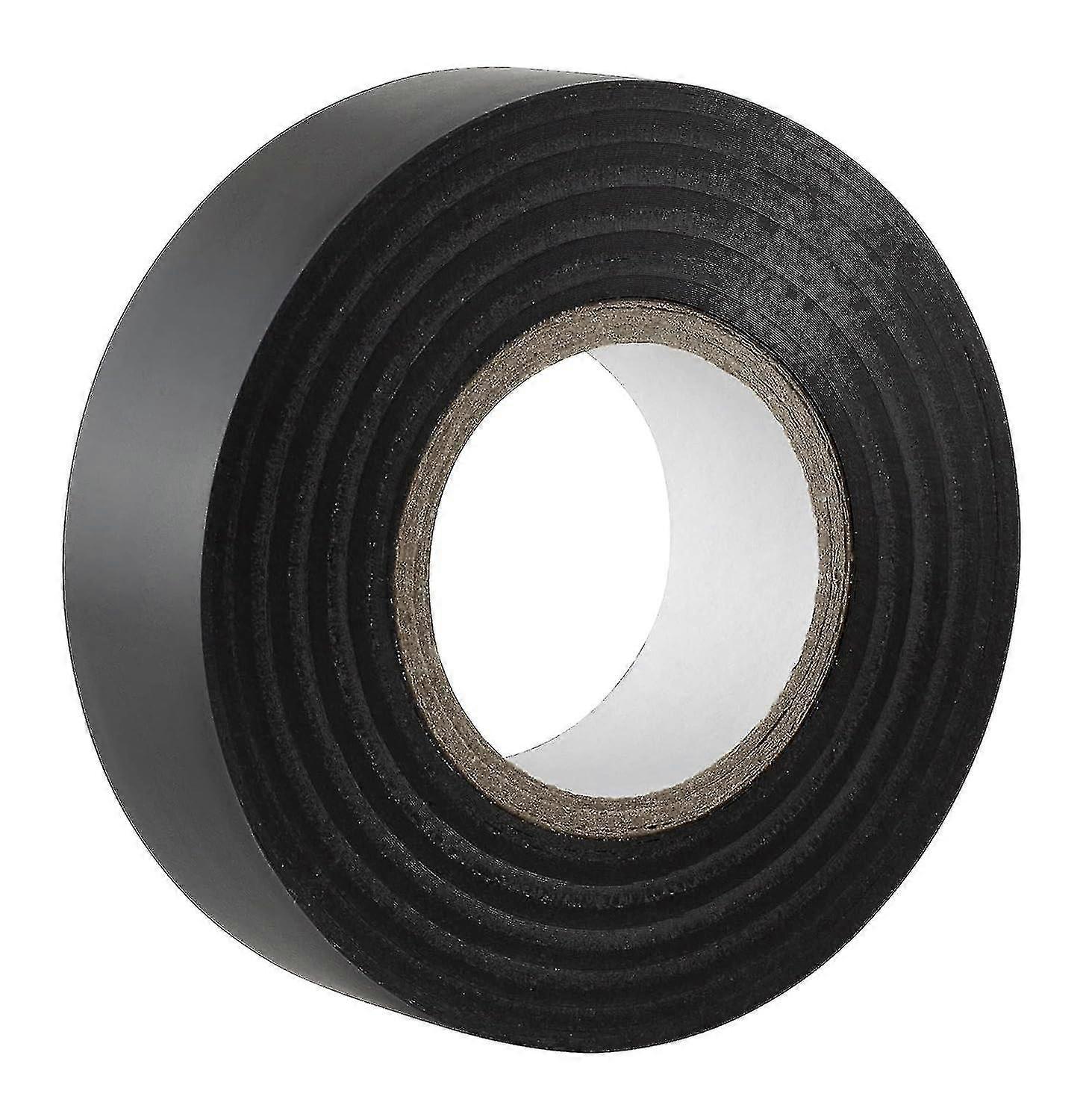 Black Electrical Insulating Tape - 17 Mm X 10 M - Resistant, Self-adhesive - Protect, Bundle, Repair Cables - 1 Roll