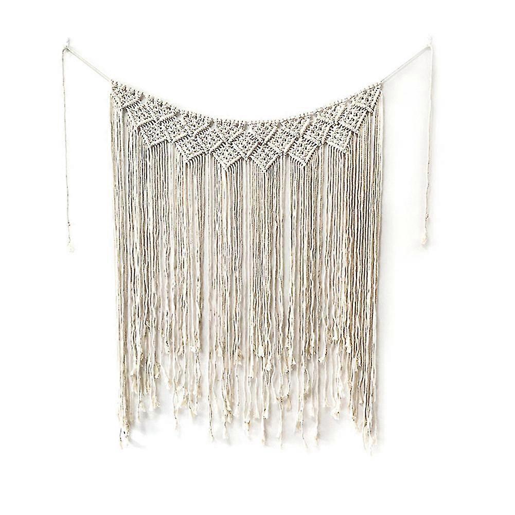 Macrame Wall Hanging Cotton Handmade Woven Wall Tapestry Large Boho Wedding Backdrop Decor
