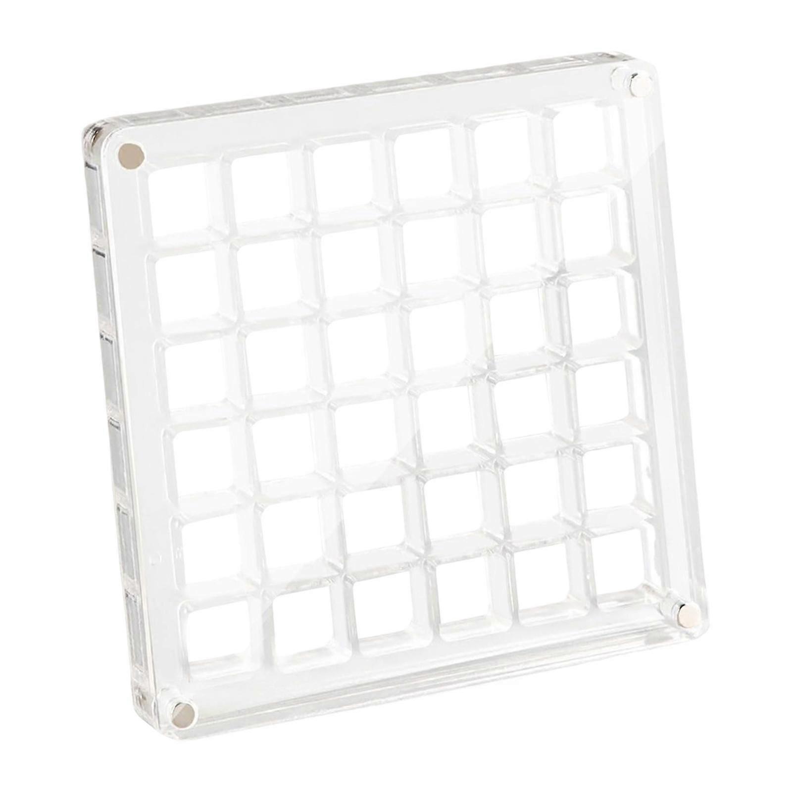 Acrylic Shell Display Box Shell Collectors Gift 36 Grids for Trinket Nail