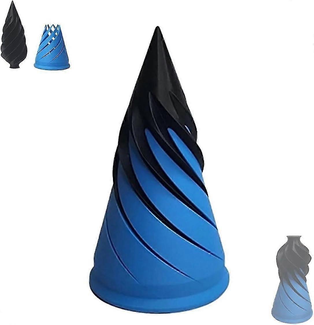 Impossible Pyramid Passthrough Sculpture, Pass Through Pyramid Fidget ...