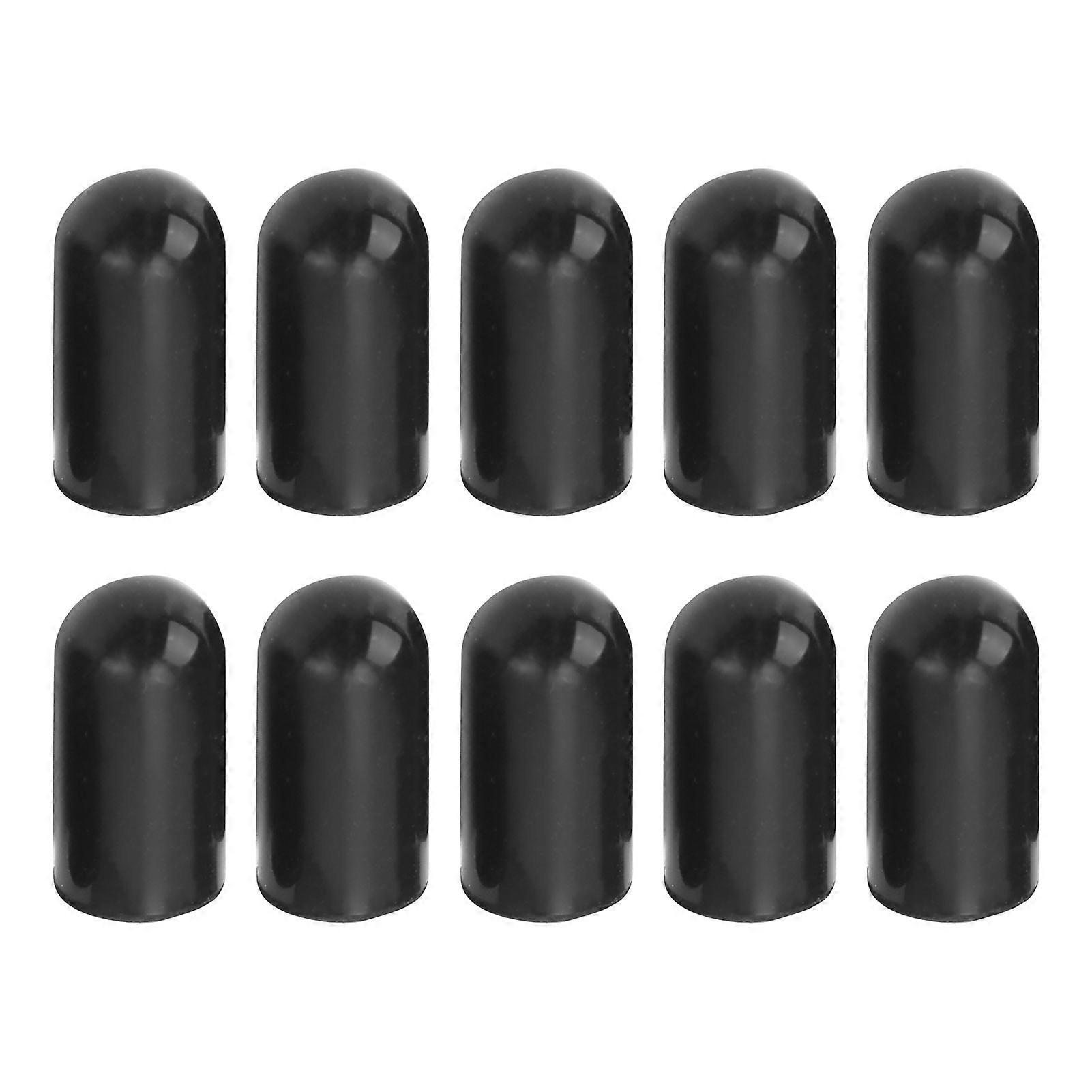 10Pcs Drumstick Practice Tip Silicone Silent Protectors Musical Instrument Accessory