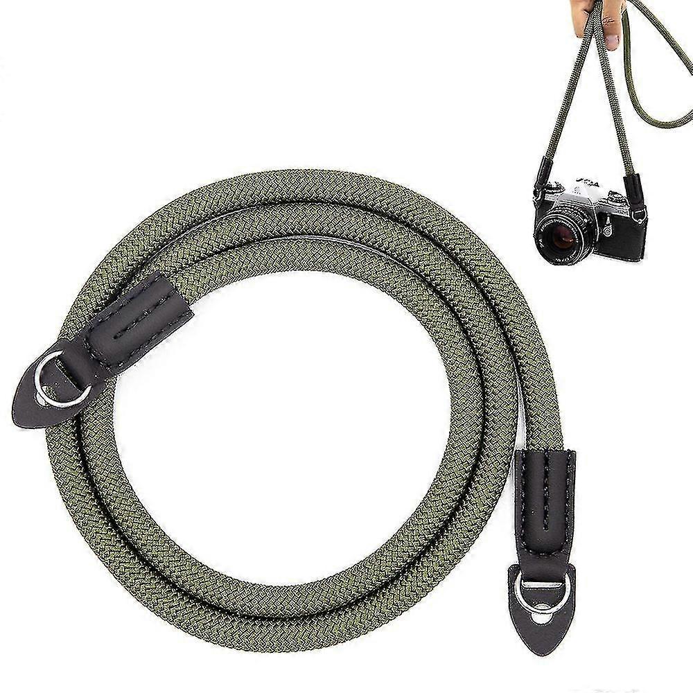 Camera Strap Vintage 105cm Nylon Climbing Rope Camera Neck Shoulder Strap For Micro Single And Dslr Camera