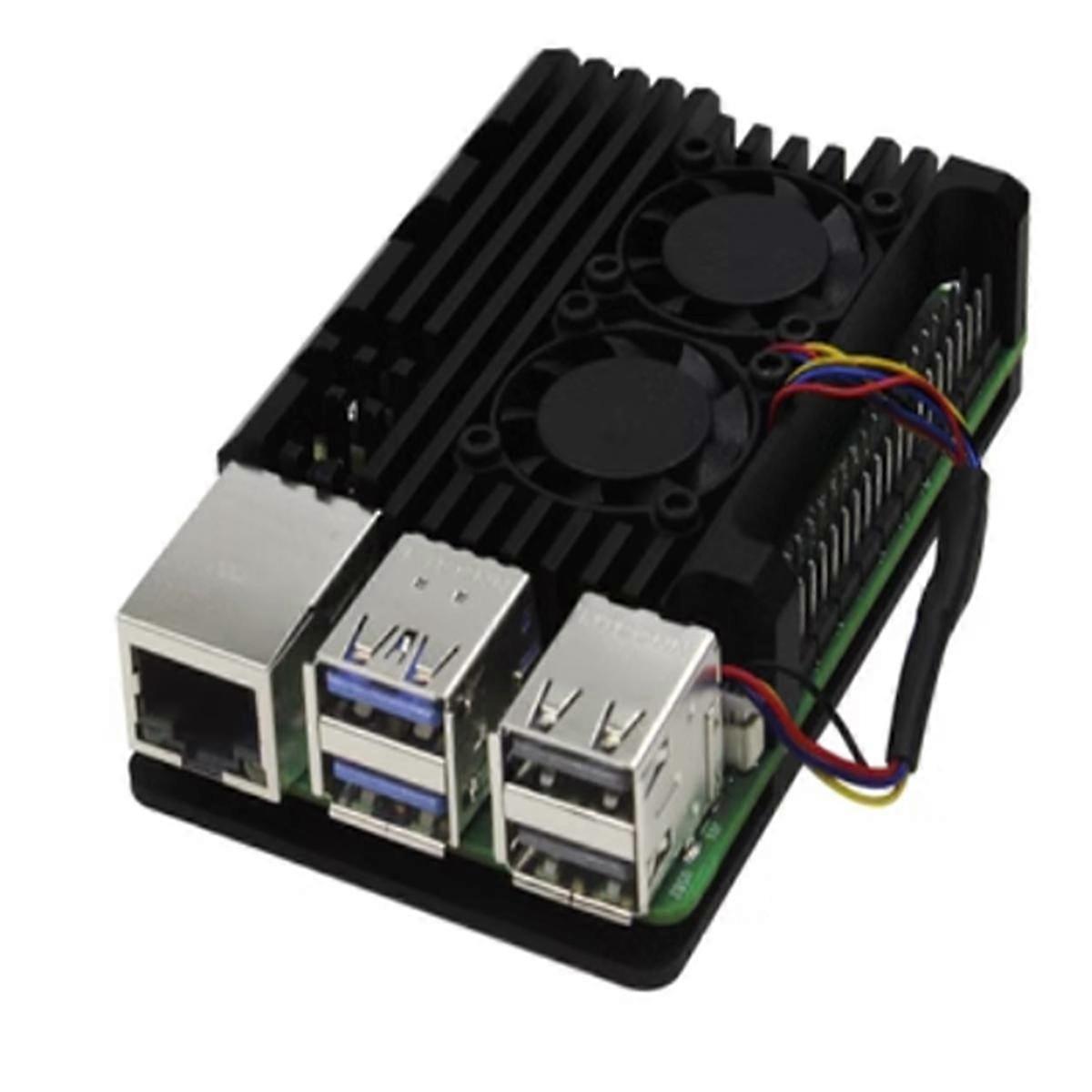 For 5 Generation Aluminum Alloy Shell with PWM Temperature Control Cooling Dual Fan Active Protective Case