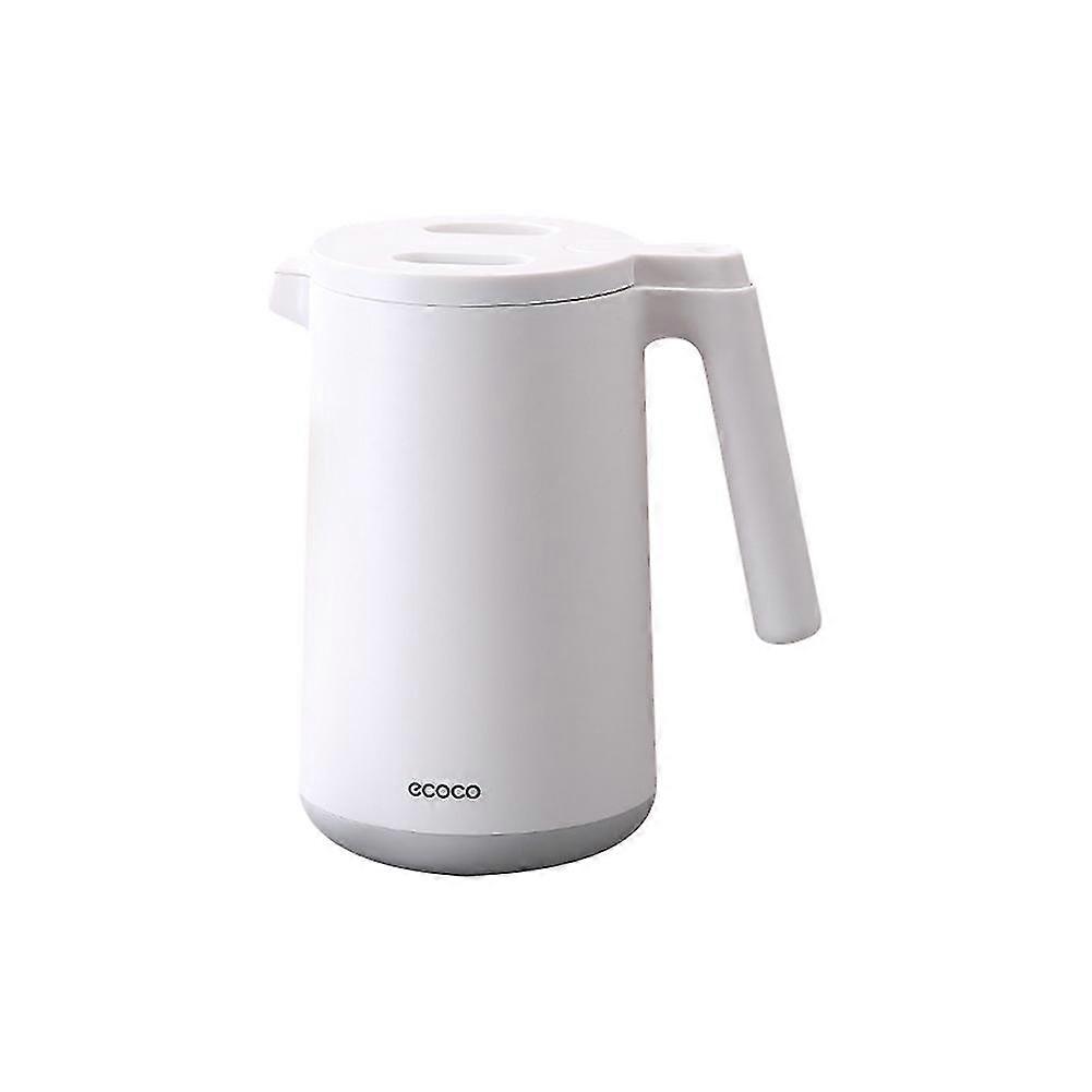 Ecoco 1.4l فراغ قارورة زجاجة مياه للحياة اليومية المنزلية ، أبيض