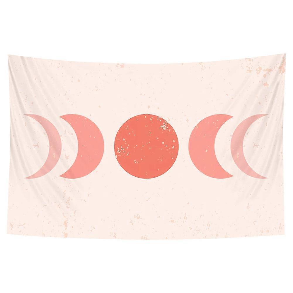 Tapestry Pink Moon 230X180cm Psychedelic Scene Art Bohemian Decorative Sheet Tapestries