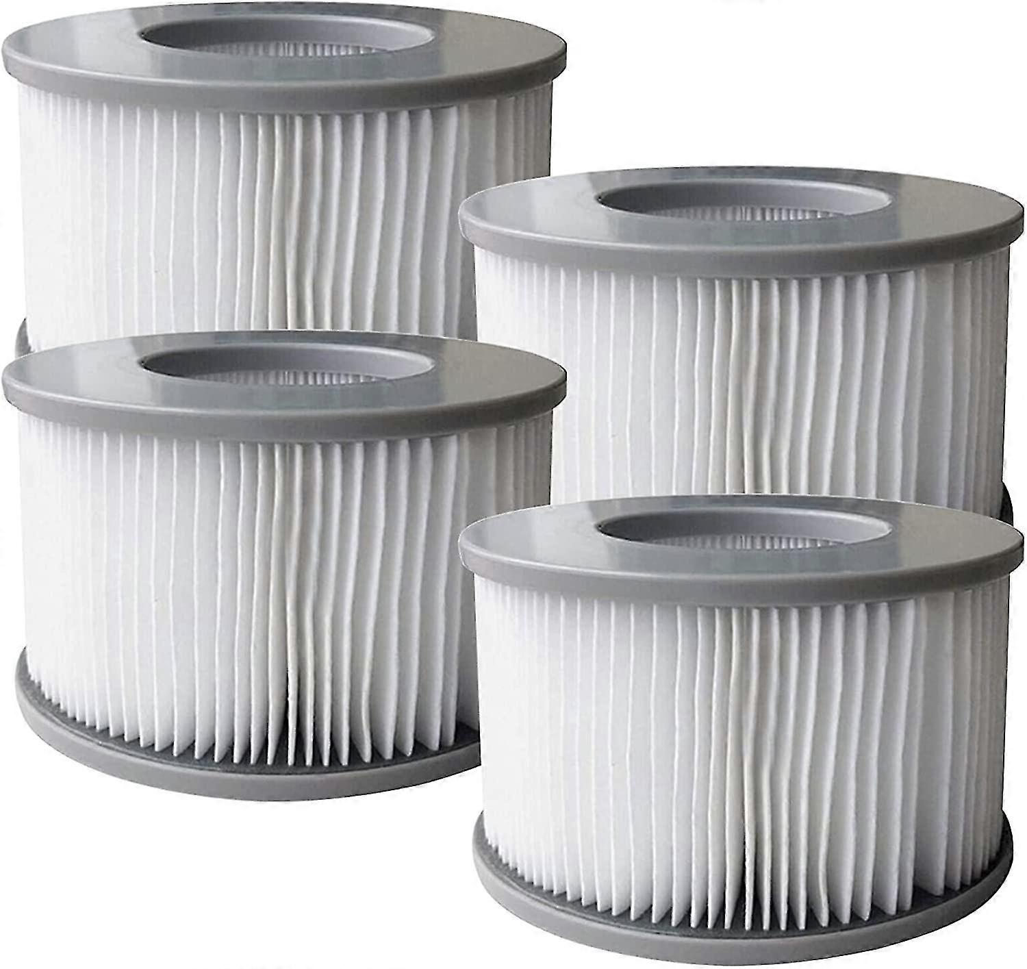 Set Of 4 Replacement Filter Cartridges For Mspa Inflatable Swimming Pool, Jacuzzi