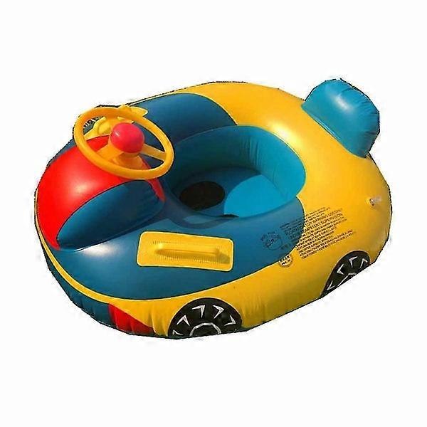 Inflatable Kids Swim Float with 2 Handles and Swim Ring