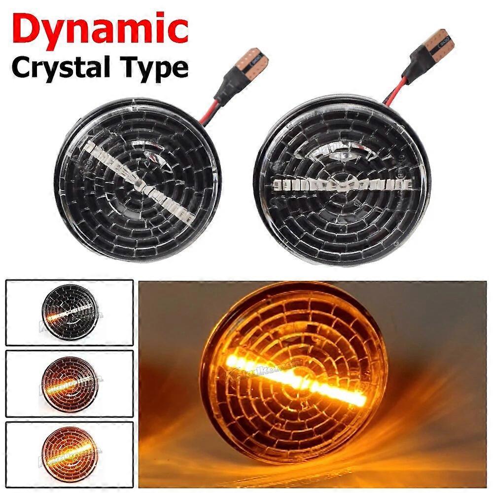 2PCS Turn Signal LED Side Marker Light Repeater Lamp Indicator For Mazda MX5 MX-5 MK1 MK2 MK3 1989 1999 2000-2015
