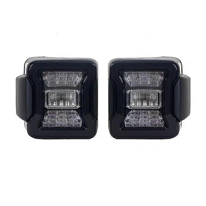1 Pair LED Modified Tail Lamp Rear Reverse Brake Lamp LED Running Light Taillight For Jeep Wrangler JK US EU Version 2007-2017