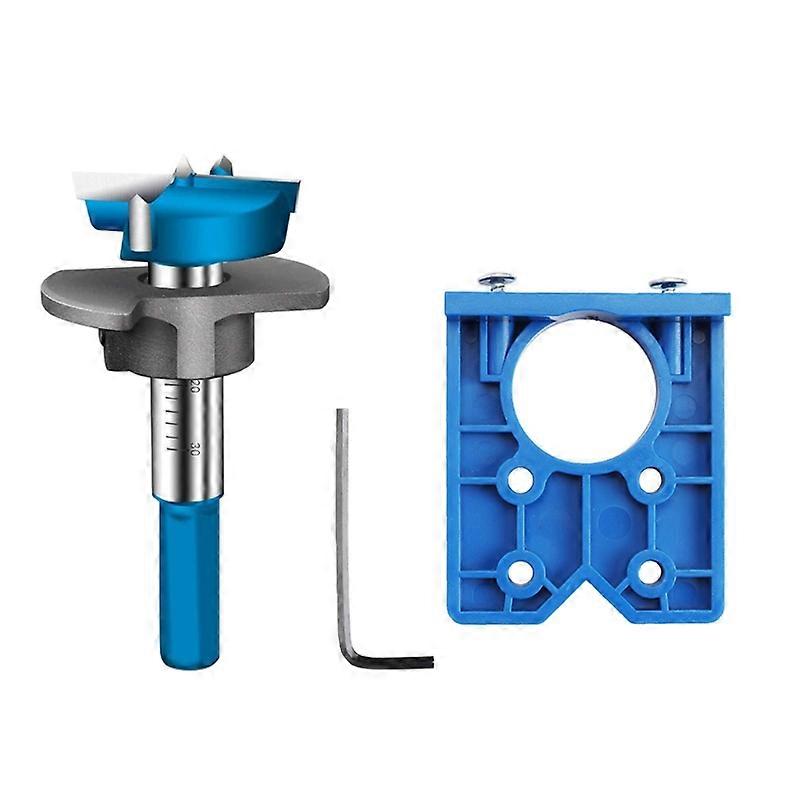 Hinge Drilling Jig Hole Guide Woodworking DIY Tools Gift for Carpenter