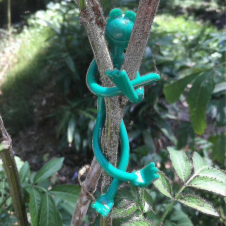 Frog Style Plant Cable Ties 10 Pcs For Support