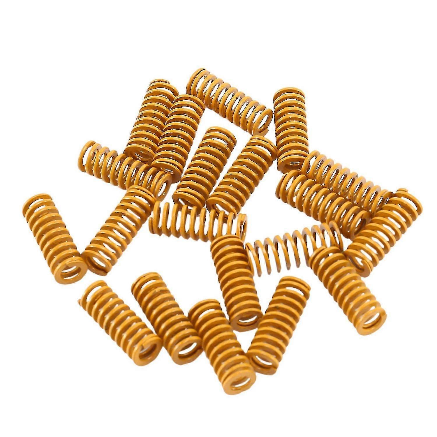 8mm Od 20mm Long Light Load Compression Mould Die Spring Yellow Compression Mould Die Spring for Th