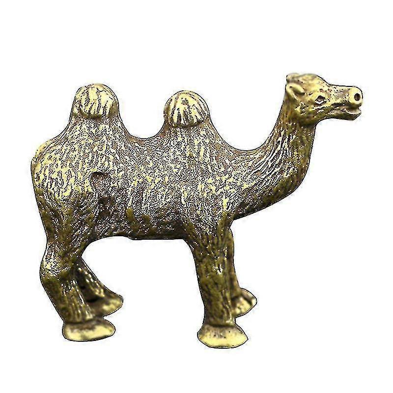 4.5x3.5x1.3cm Golden Sculptures & Statues Mini Camel Desktop Adornment Decorative Camel Figurine Scu