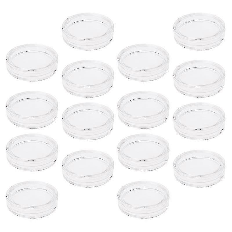 20pcs Coin Collection Boxes Portable Storage Case Crystal Boxes (transparent)