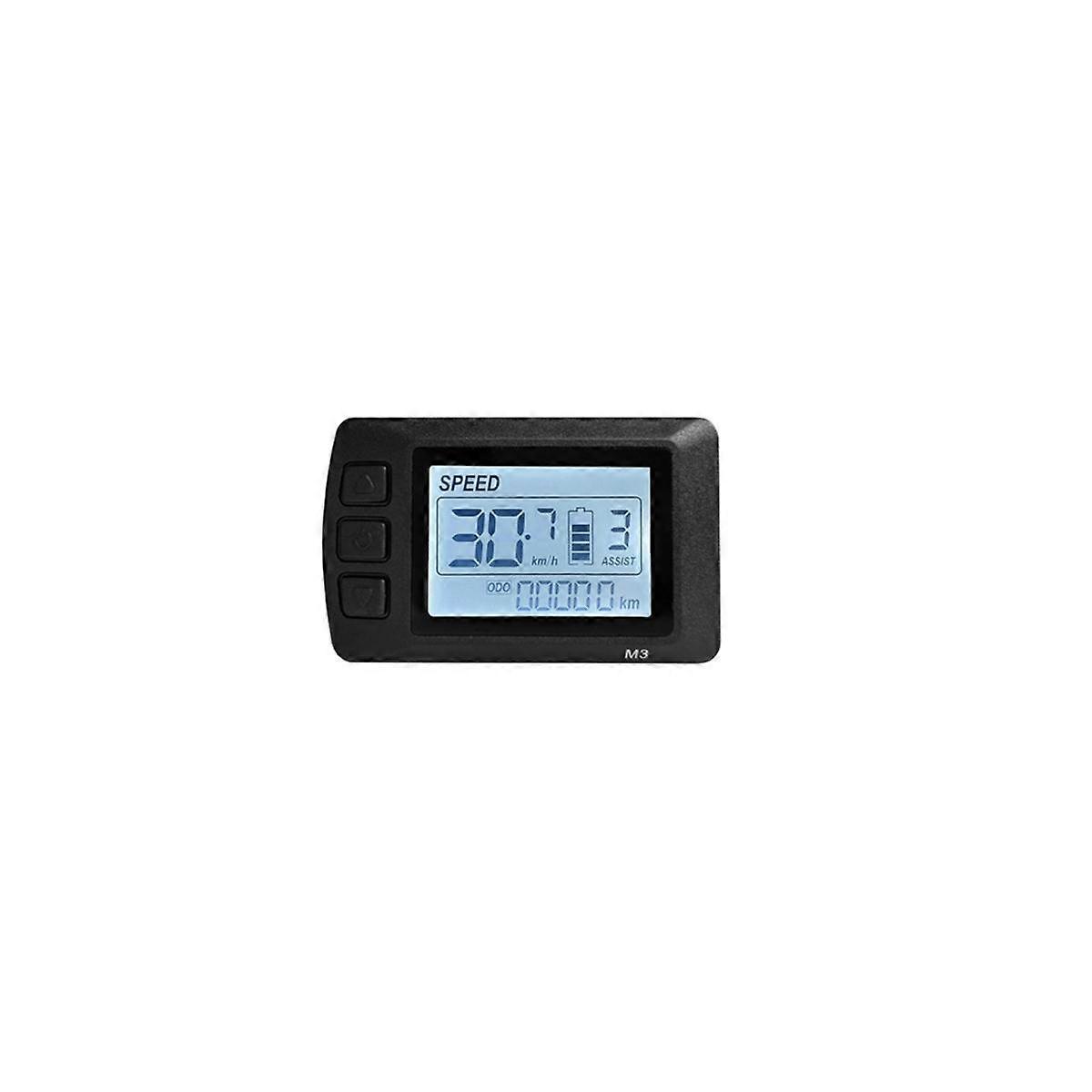 Ebike LCD-M3 Display 24V36V48V SM Connector Connector Display Suitable for Electric Bicycle Smart C