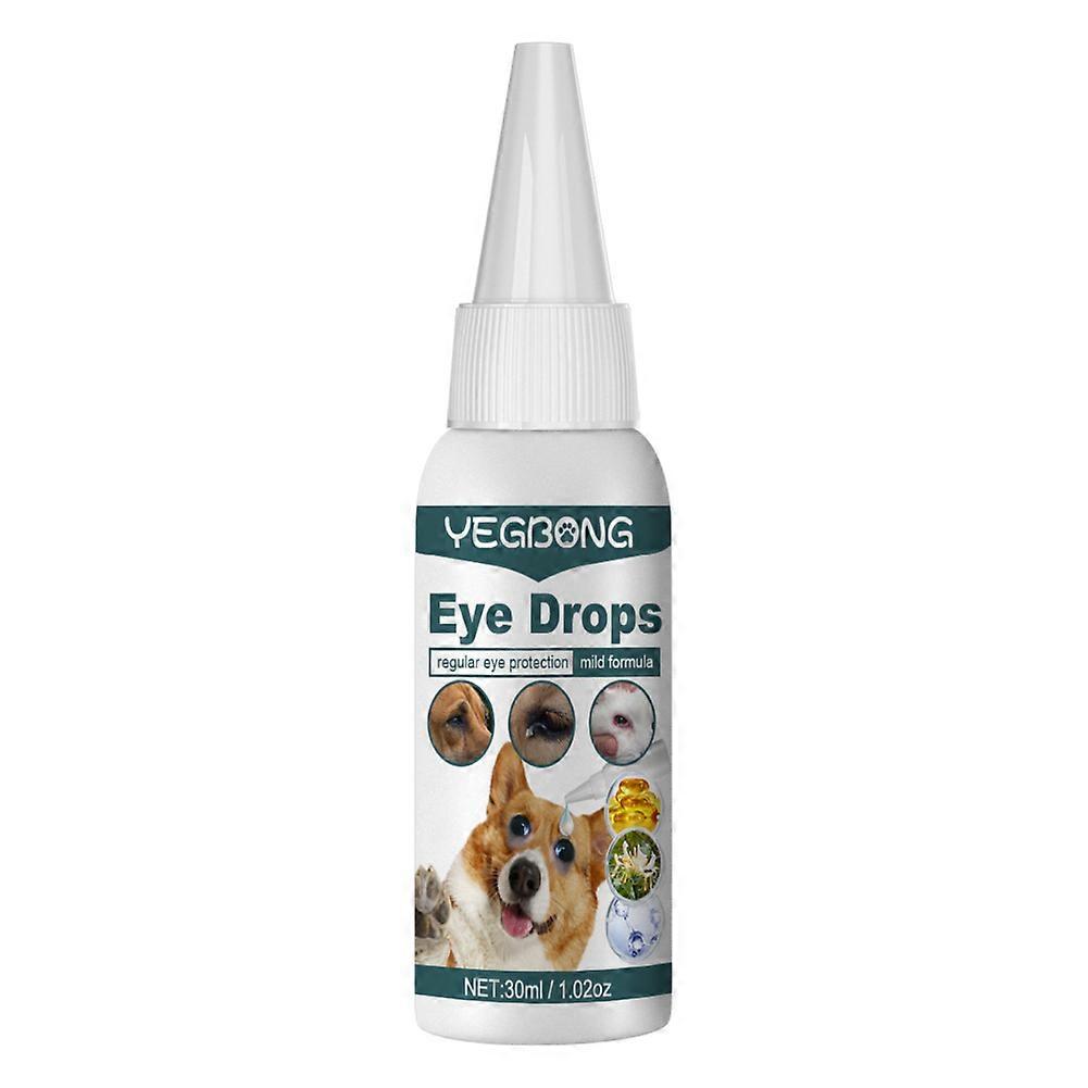 30ML Pet Eye Drops To Remove Tear Marks To Relieve Eye Itching Dog Cat Conjunctivitis Eye Drops