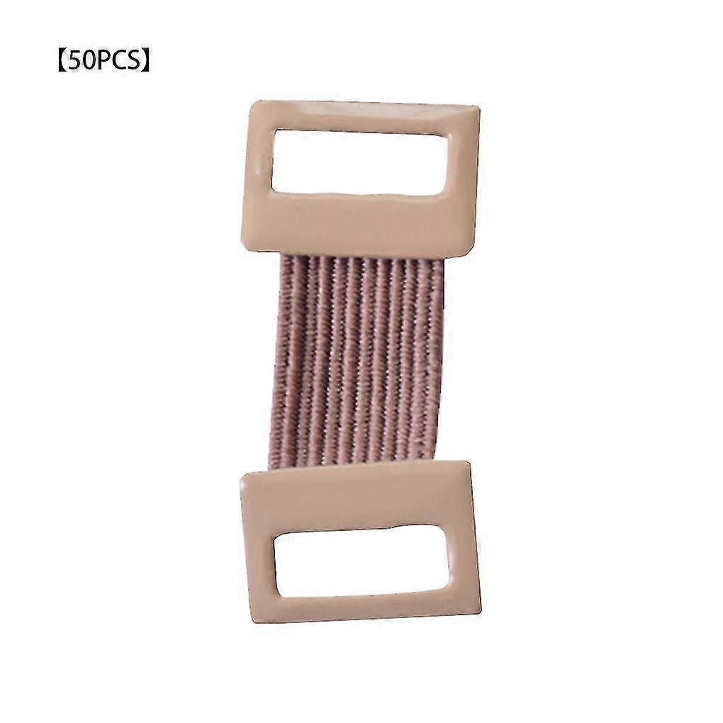 50pcs Bandage Clips Aluminium Bandage Buckle Elastic Rubber Adjustable Tape Clasp