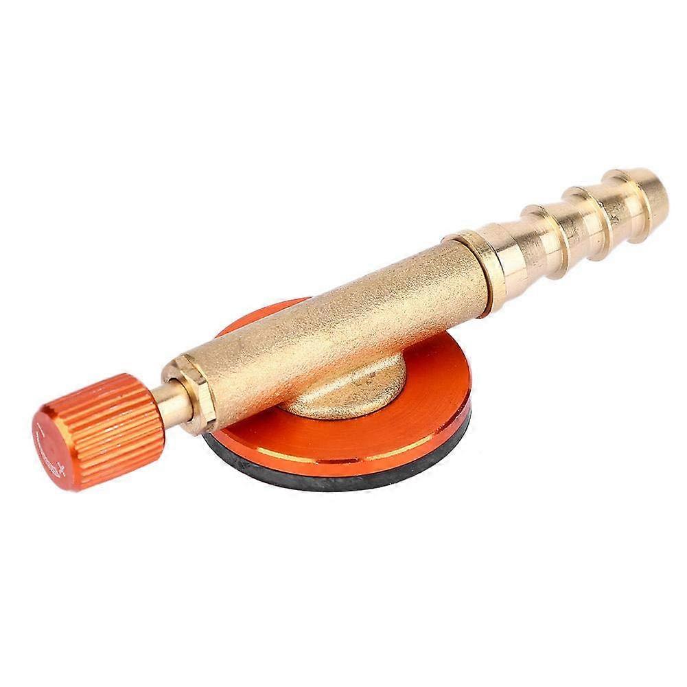 Gas Refill Adapter, Brass Gas Stove Adapter Universal Gas Refill Adapter Durable Gas Switch Adapter for Outdoor Camping(Red)