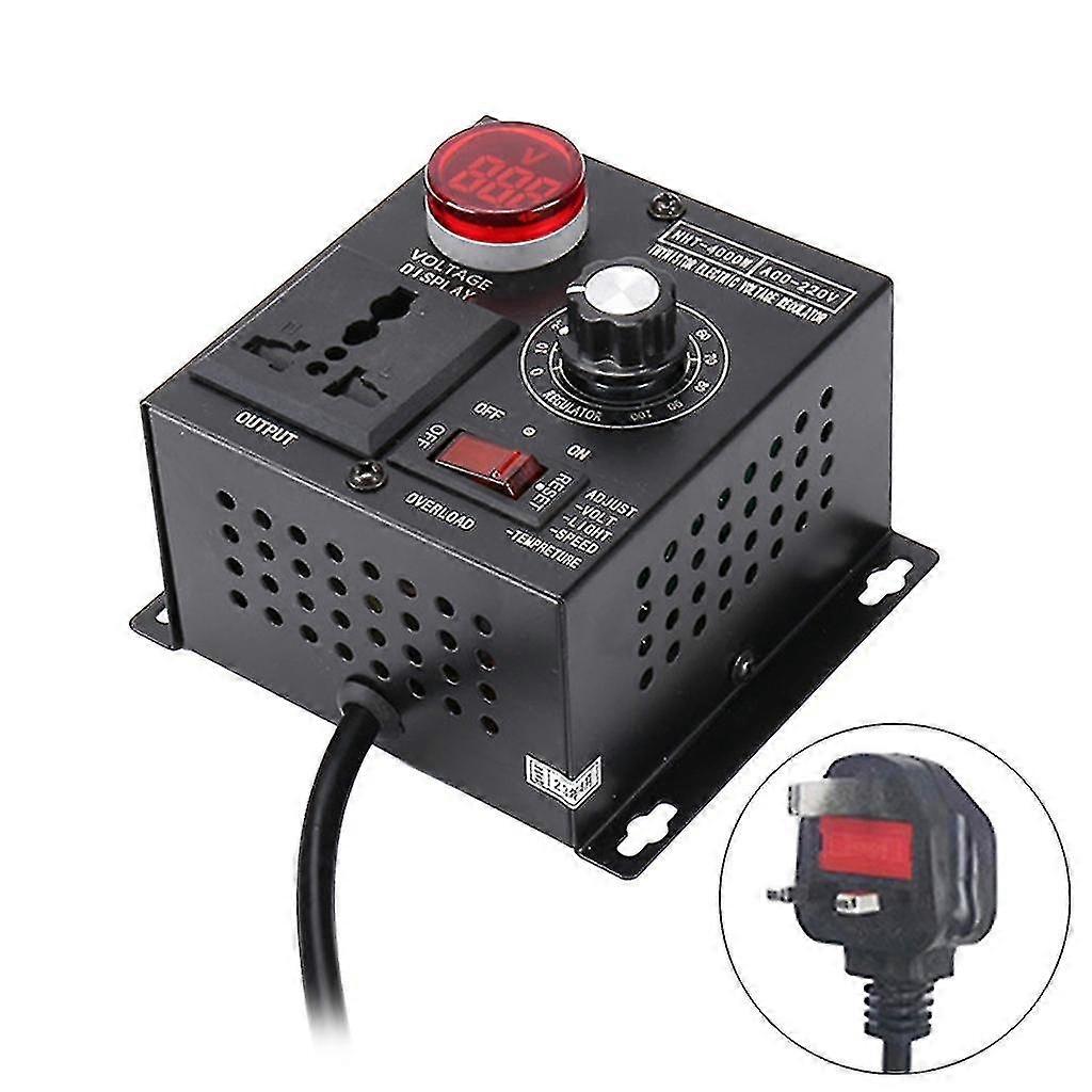 Industrial Grade 4000w 220v Scr Voltage Controller Variable Speed Controller