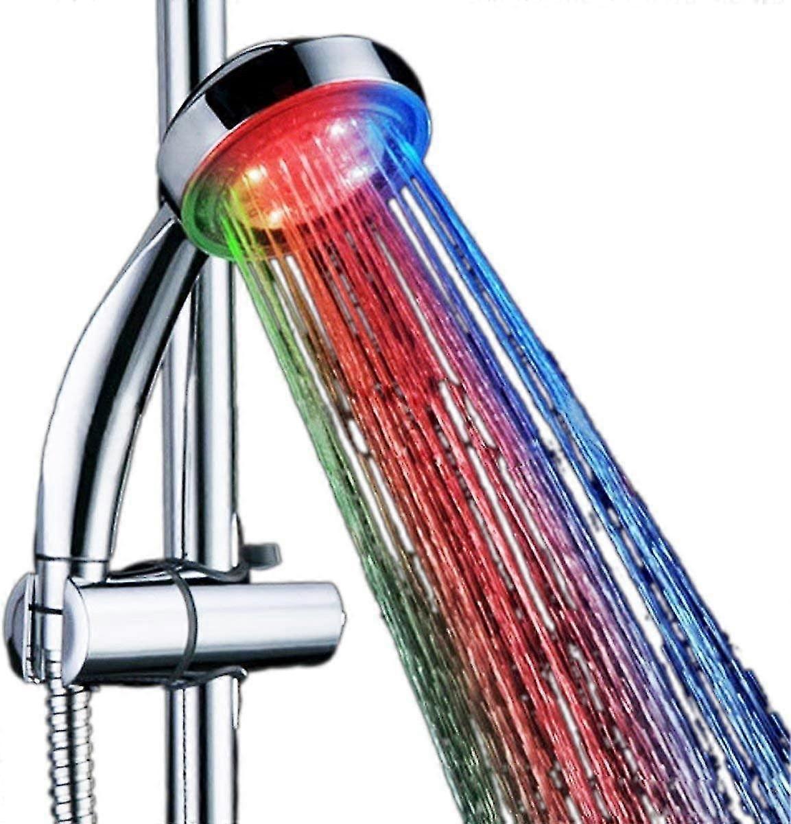 Pomme de douche LED 7 couleurs, multicolore, ajustement universel