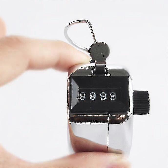 Portable Handy 4 Digits Metal Tally Number Golf Test Lap Counter Number
