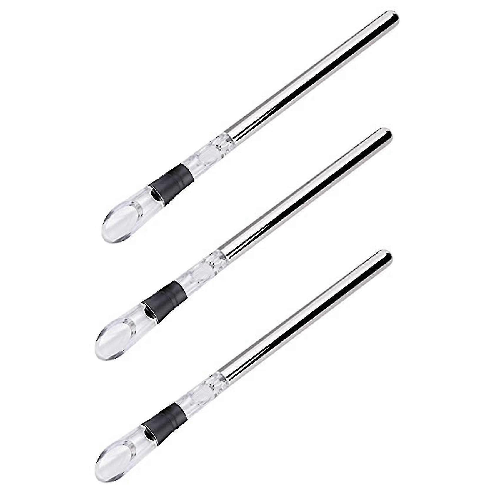 Stainless Steel Wine Bottle Cooler Stick With Aerator And Pourer