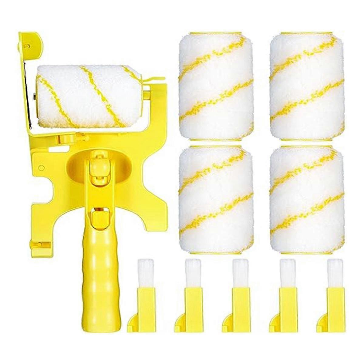 Paint Edge Roller Brush with Roller Brush Extension Pole for Home Room Wall CeilingWindow Painting