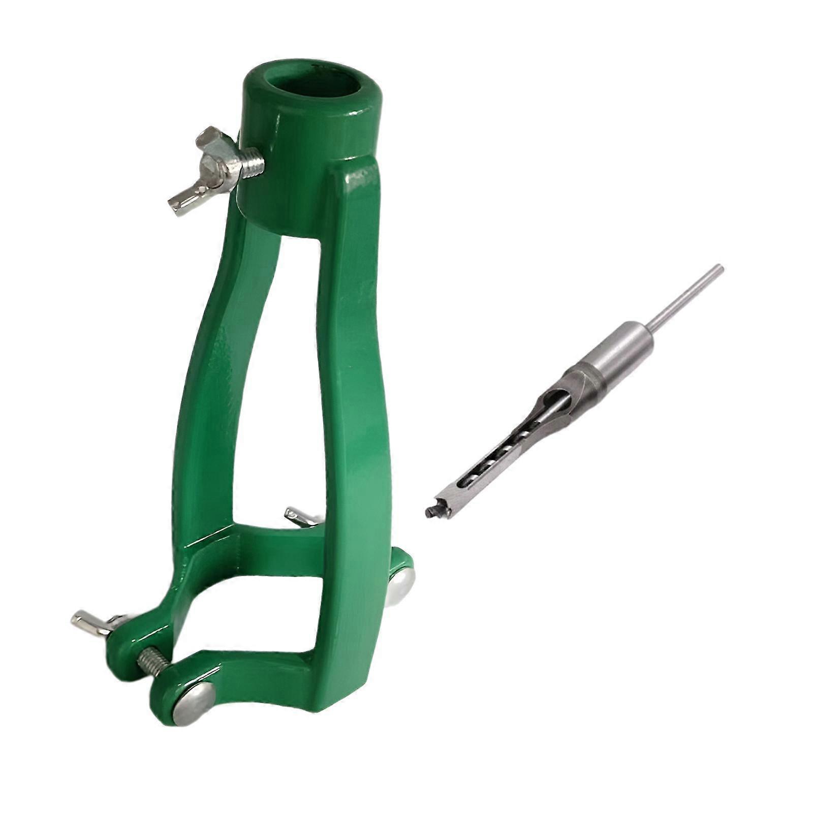 Square Hole Drill Bit Adapter Fixing Bracket for Mortise Machine Table Drill