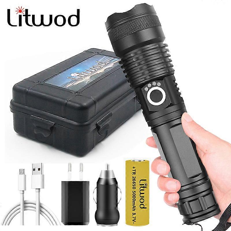 Super Bright XHP180 9-core High Quality Led Flashlight Usb Rechargeable 18650 26650 Battery Zoomable Torch Light Lantern