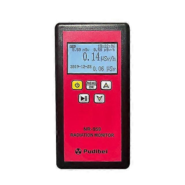 Geiger Counter Detector de Radiación Nuclear Dosímetro Personal De Rayos X Beta Gamma Tester Detector Detector de Radioactividad Caliente