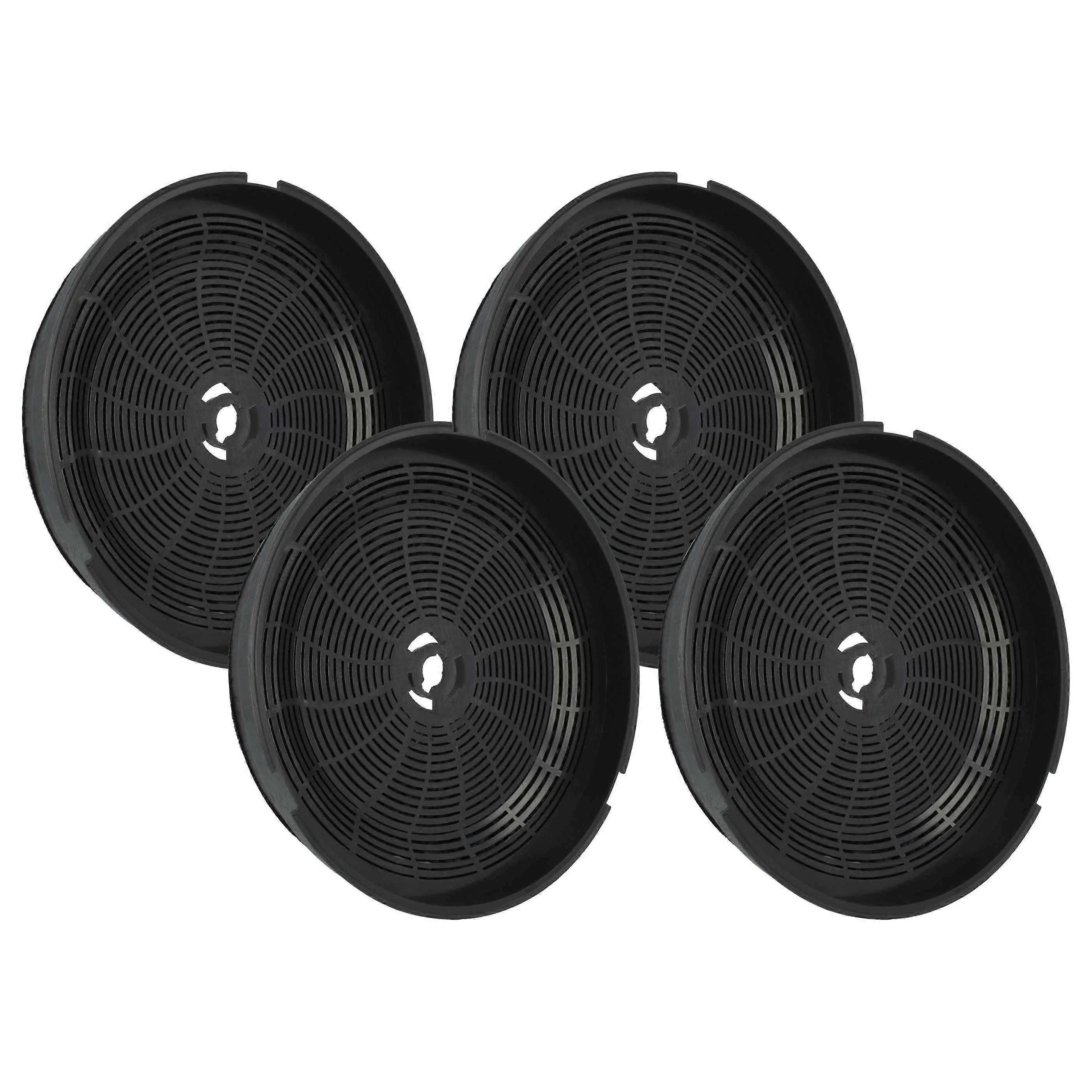 vhbw 4x Filtre à charbon actif de remplacement pour KlimaLex KA-700 pour hotte aspirante