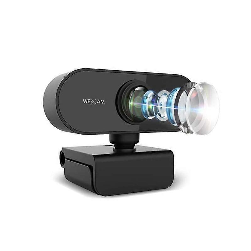 1080P Full HD Webcam with Microphone Wide Angle Webcams for Conference