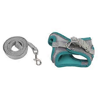 Dog Harness with Leash Breathable Reflective Vest for Small Dogs and Cats XXS