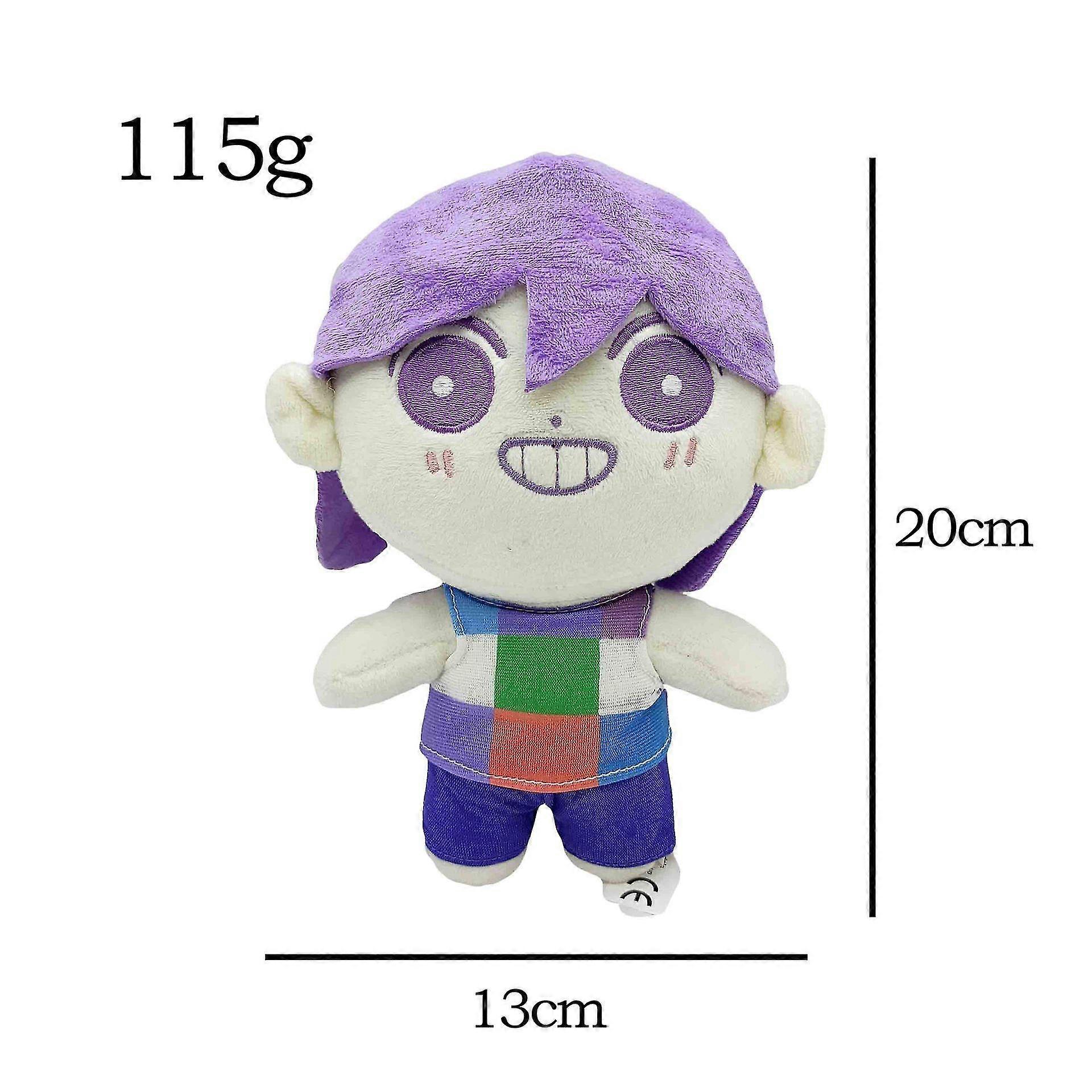 Omori Plush Ticălos cu părul negru Sunny Plush Doll Horror Game Peripheral Plush Toys de înaltă calitate