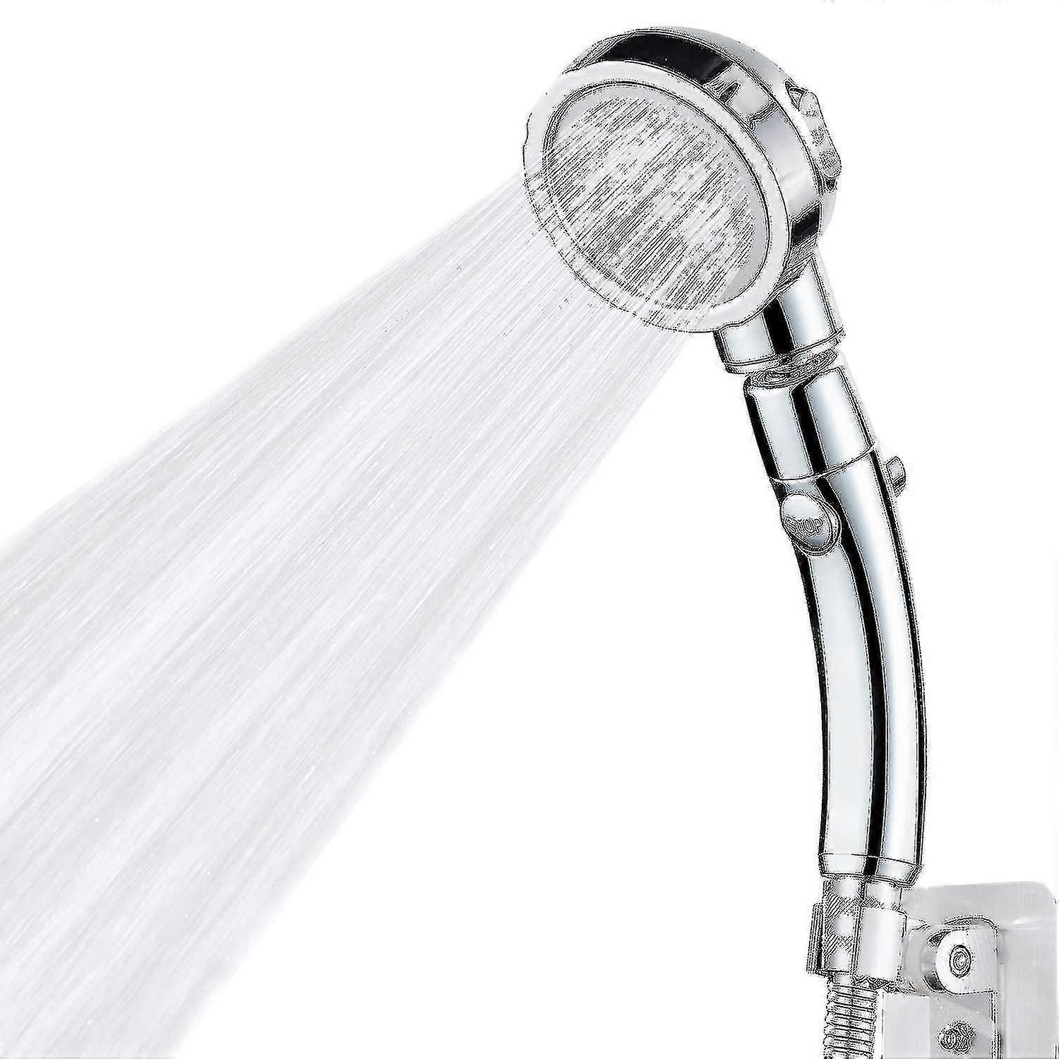 Shower,high Pressure Handheld Shower Head With On/off Pause Switch+mki