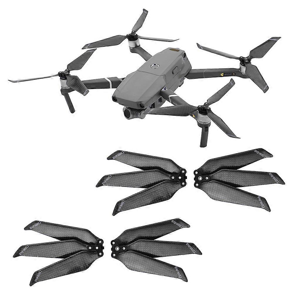 Carbon fiber propeller for dji mavic 2 pro zoom importer, 3 folding blades, spare accessories, 8743F, 4 rooms