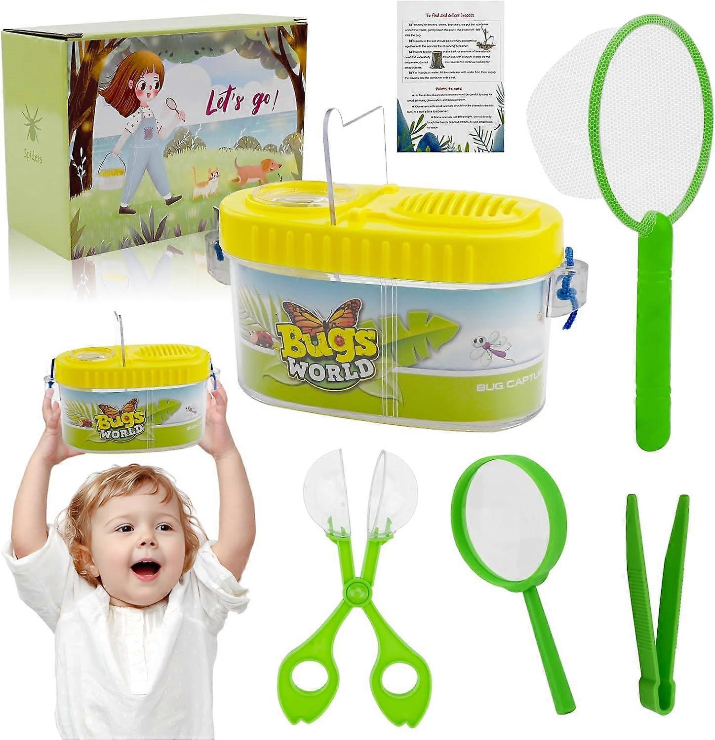 5 Pcs Outdoor Explorer Kit for Kids Kids Toys Adventure Kit with Insect Observation Box Insect Catching Kit Exploration Insect Observation Box Insect