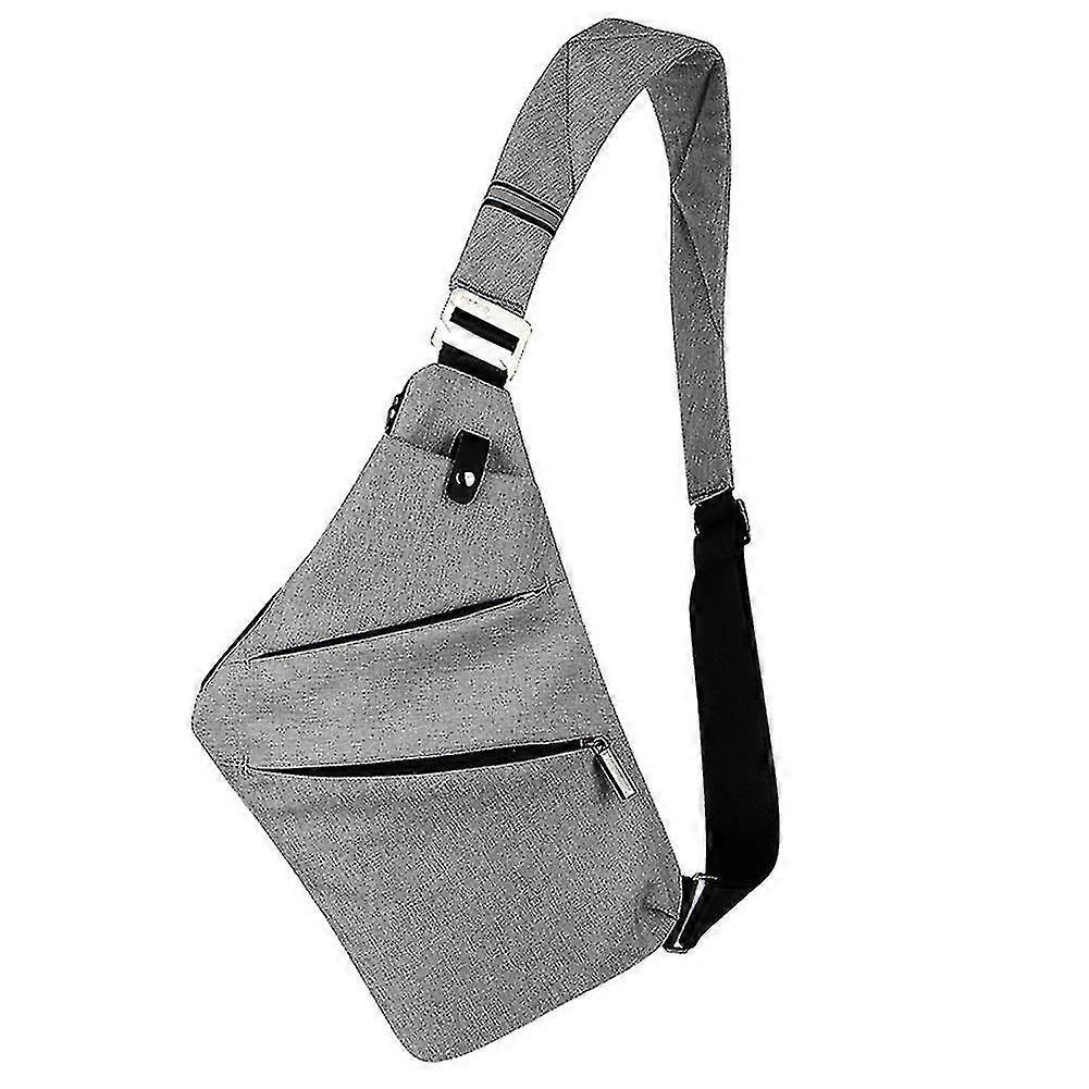 Άνδρες Crossbody Sling τσάντα αδιάβροχο ώμο πίσω πακέτο αντι κλοπή σάκο σάκο σακούλες φύλλο