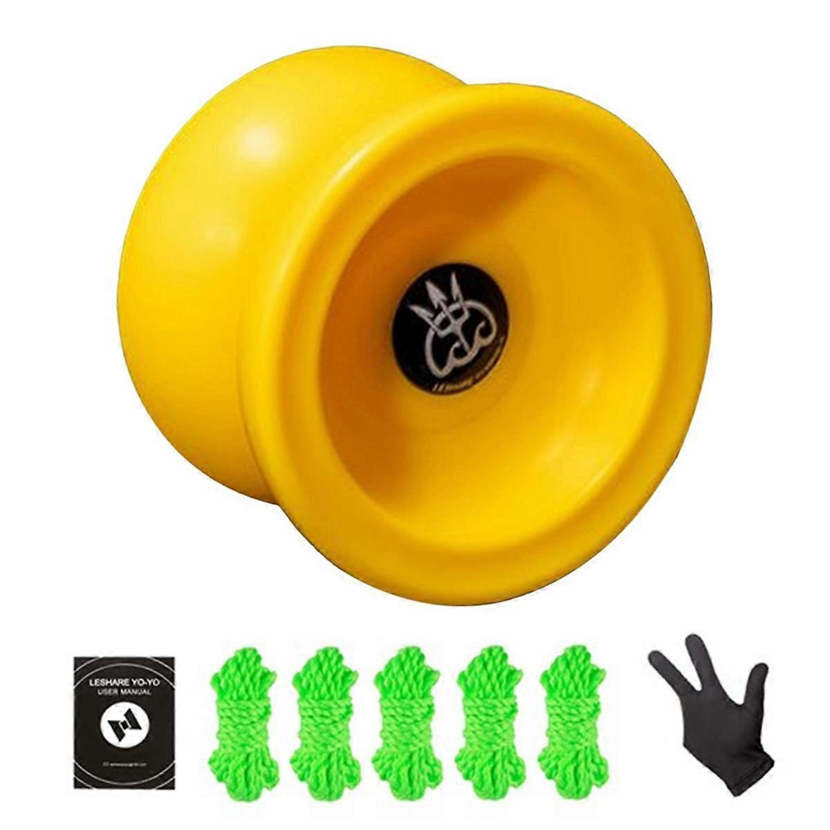 Bola profissional Yoyo sem resposta com rolamento de esferas, amarela